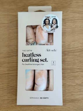 Kitsch Satin Heatless Curling Set - Pastel Tie-Dye